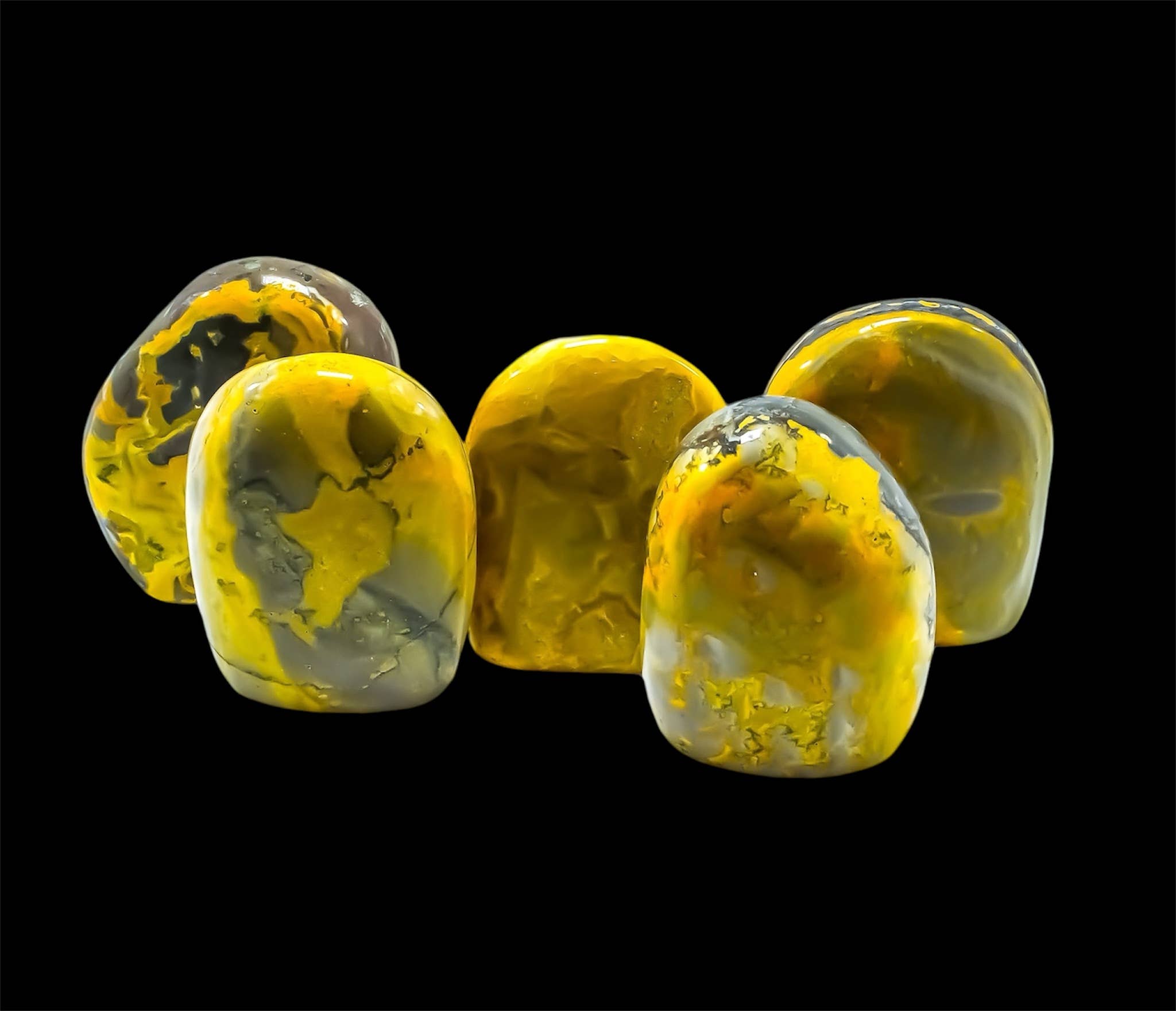 Bumble Bee Jasper Free Form Standing
