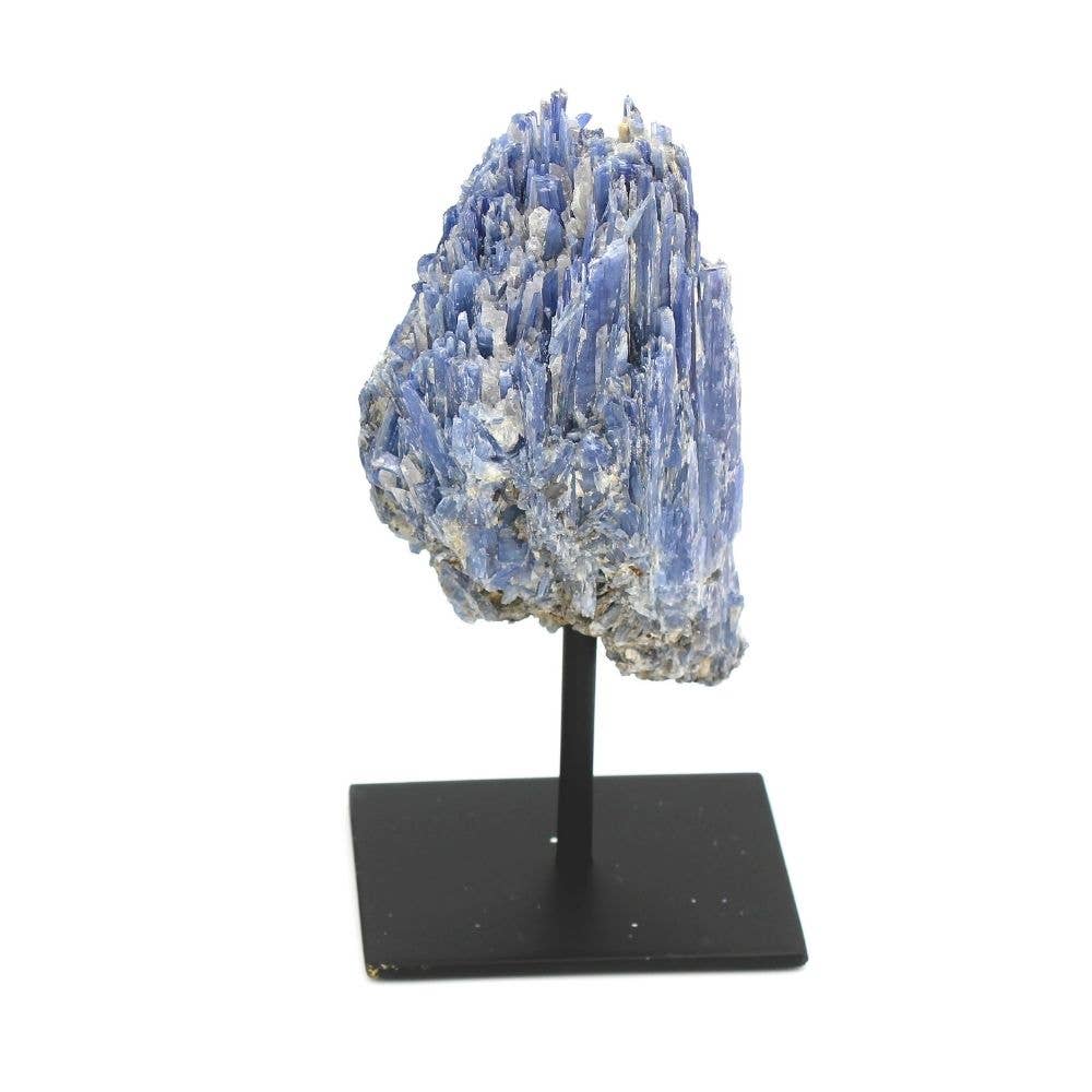 Blue Kyanite on Metal Base