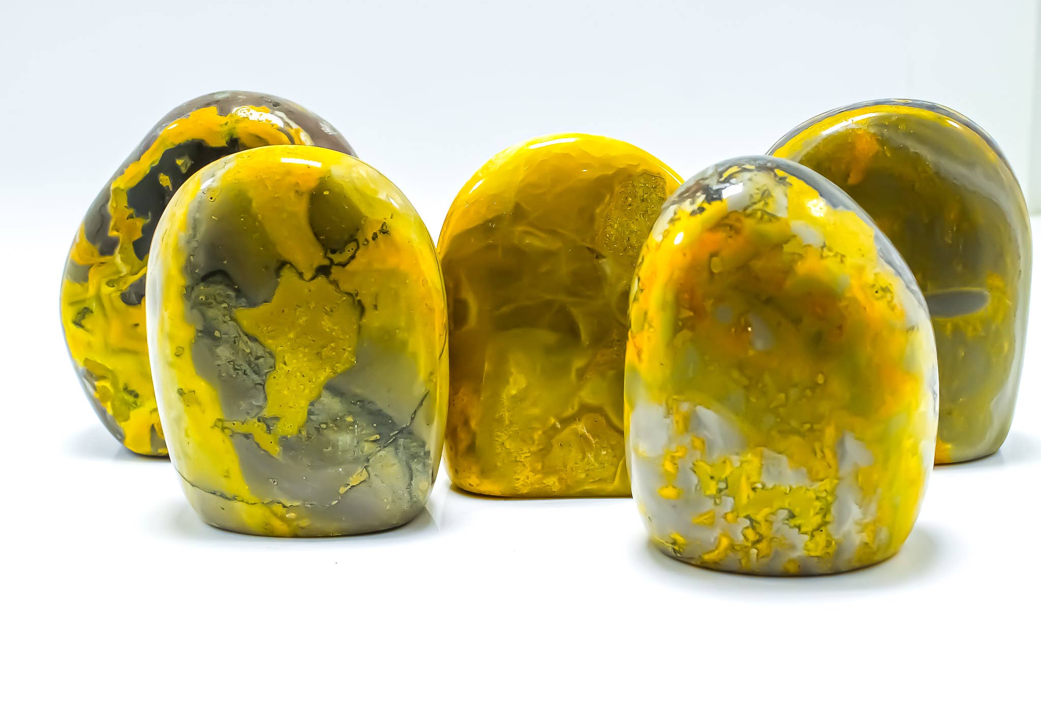 Bumble Bee Jasper Free Form Standing